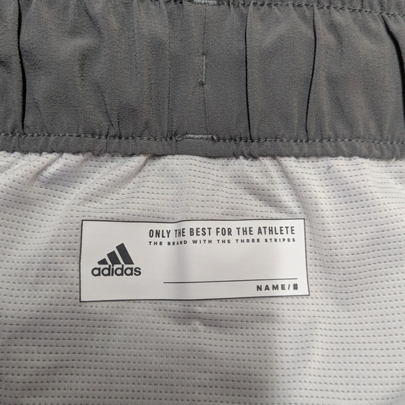 Adidas Gray Athletic NC State Shorts - Picture 5 of 6